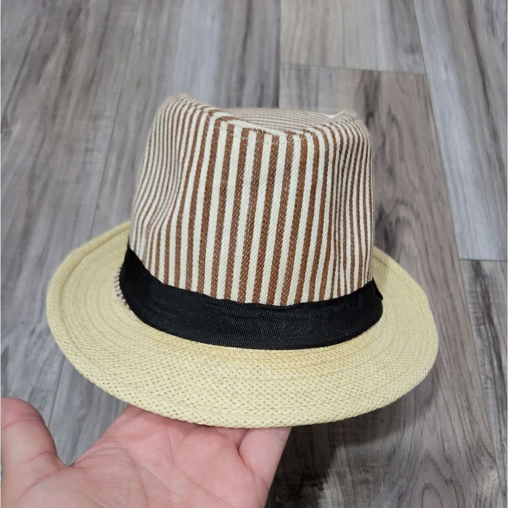 Striped fedora hat - Picture 4 of 13